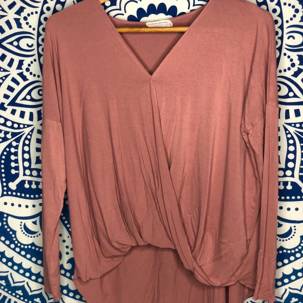 Oversized long sleeved shirt